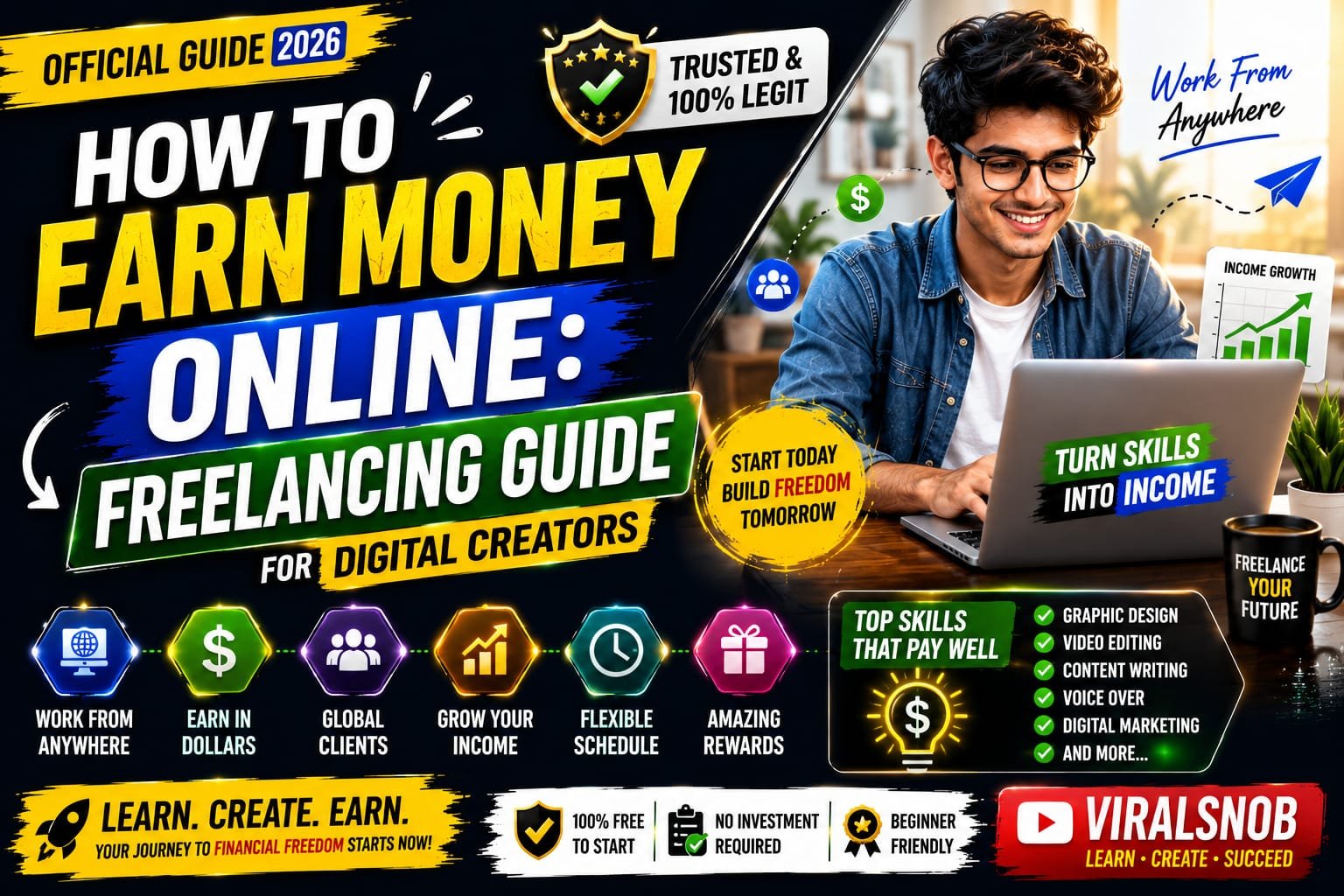 How to Earn Money Online: Freelancing Guide for Digital Creators