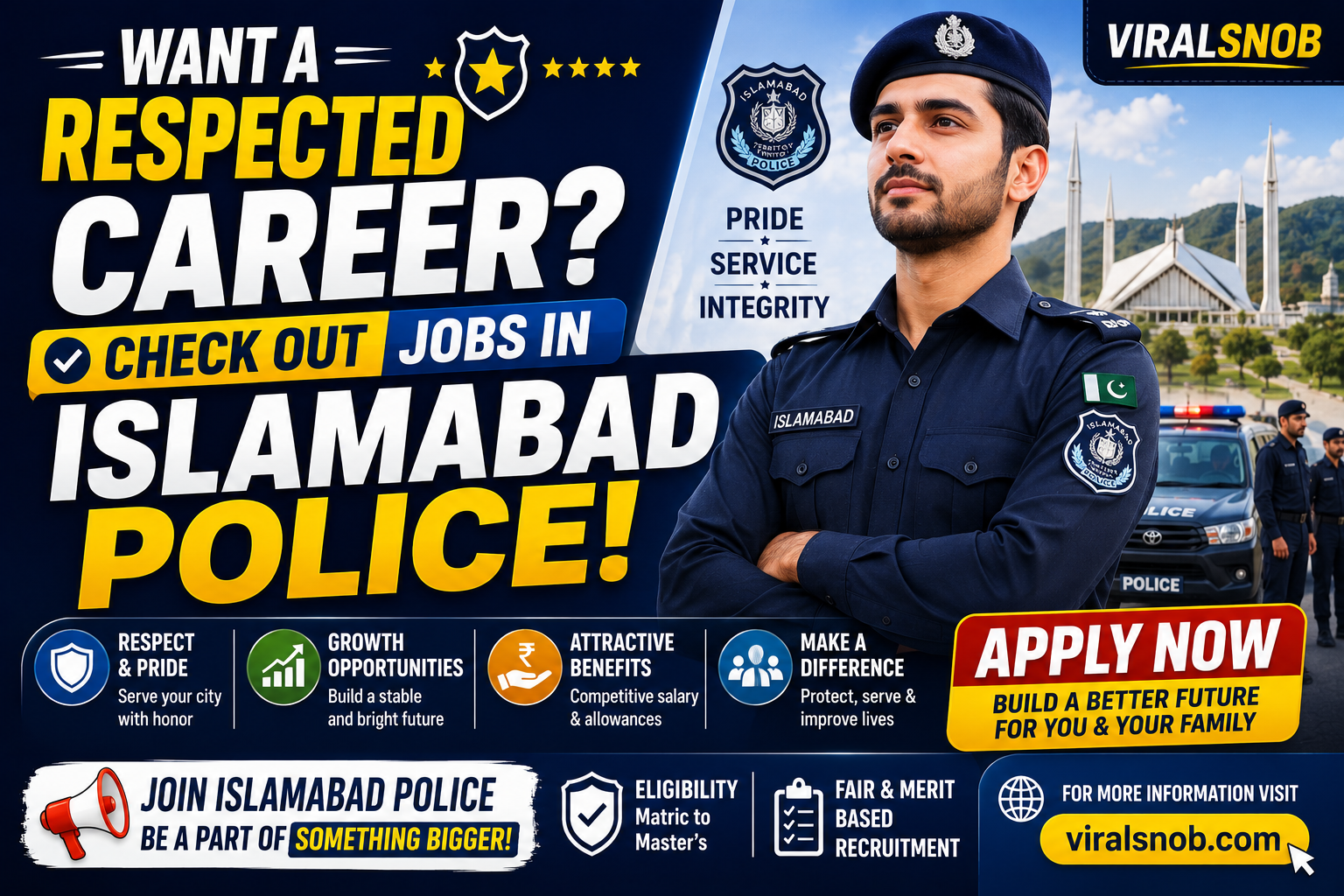 Want a Respected Career? Check Out Jobs in Islamabad Police!