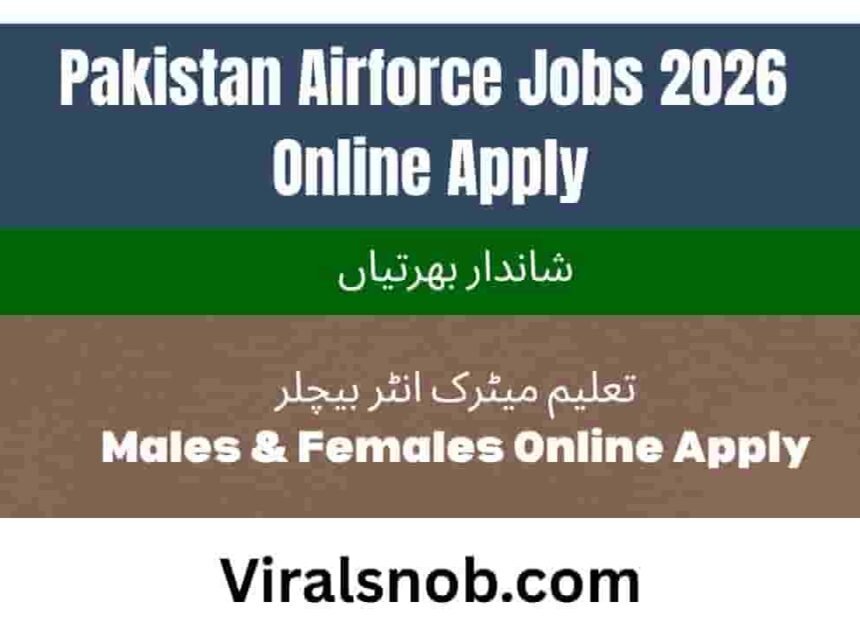 Pakistan Air Force Jobs: Everything You Need to Know