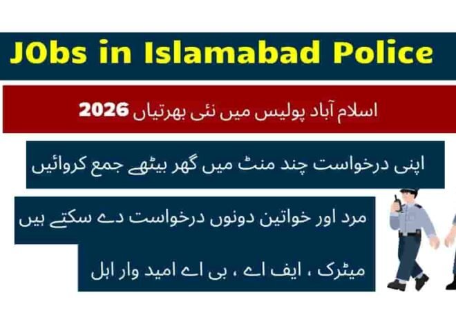 Want a Respected Career? Check Out Jobs in Islamabad Police!